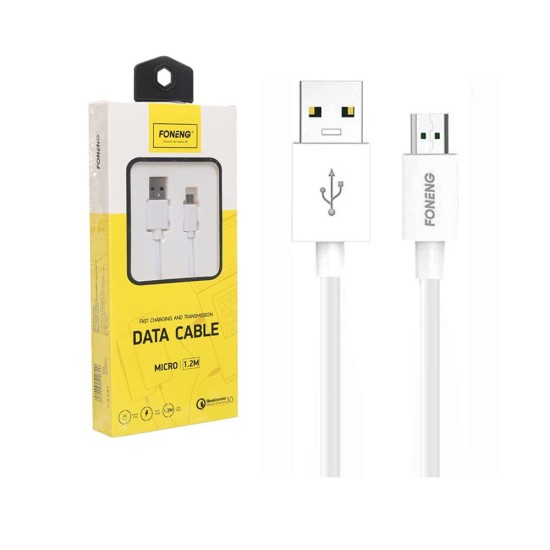 Foneng Micro Data Cable X11 3A 2m White